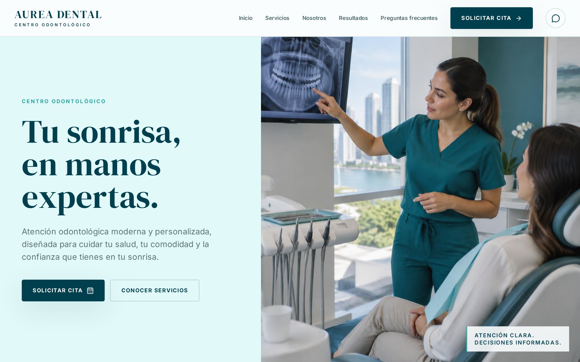 Captura real de la portada de Clínica